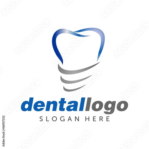 dental Illustration Logo Vector