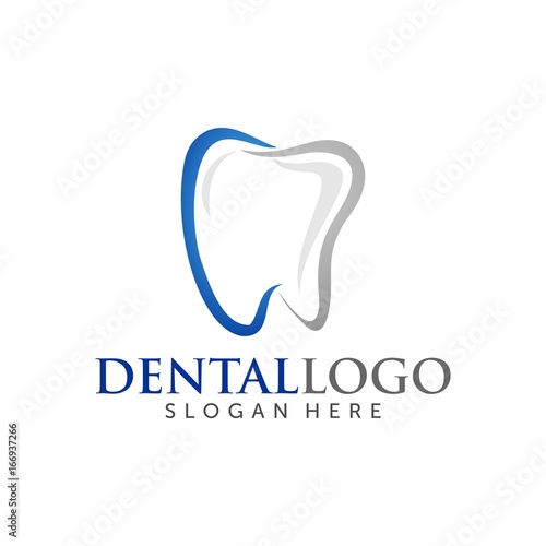strong dental Illustration Logo Vector
