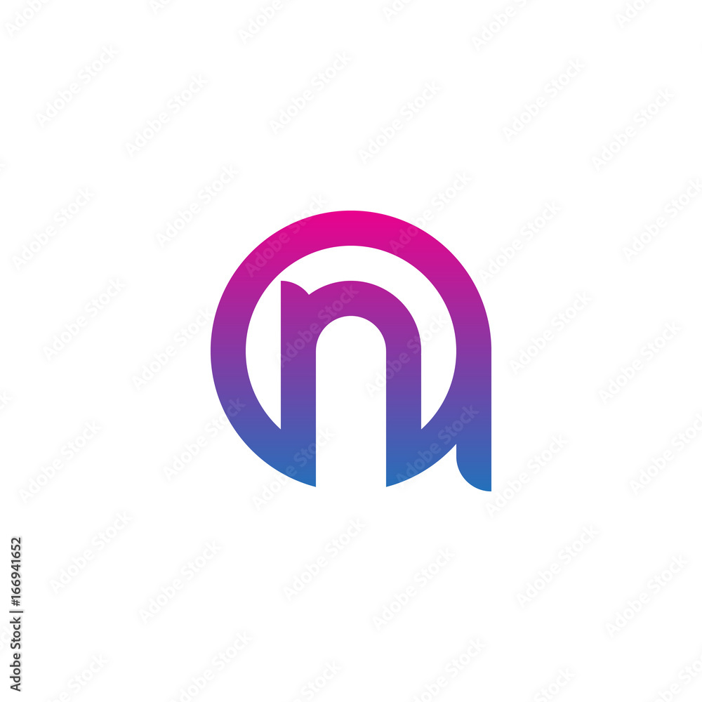 Initial letter an, na, n inside a, linked line circle shape logo, purple pink gradient color
Initial letter an, na, n inside a, linked line circle shape logo, purple pink gradient color