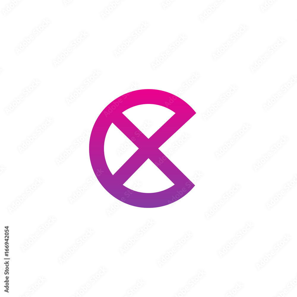 Initial letter cx, xc, x inside c, linked line circle shape logo, purple pink gradient color
Initial letter cx, xc, x inside c, linked line circle shape logo, purple pink gradient color