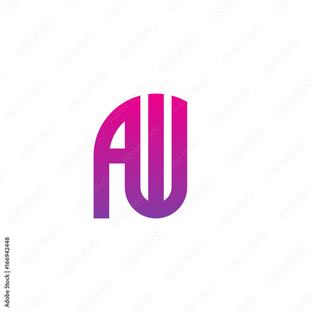 Initial letter fw, wf, w inside f, linked line circle shape logo, purple pink gradient color Initial letter fw, wf, w inside f, linked line circle shape logo, purple pink gradient color
