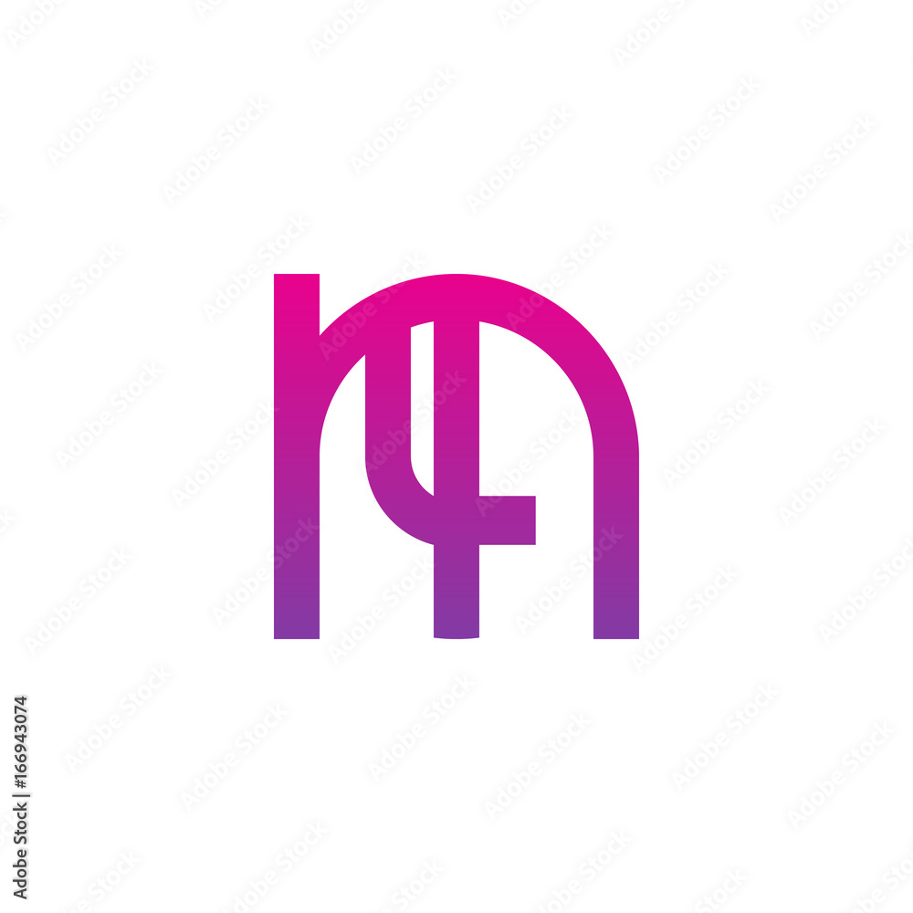 Initial letter ml, lm, l inside m, linked line circle shape logo, purple pink gradient color Initial letter ml, lm, l inside m, linked line circle shape logo, purple pink gradient color