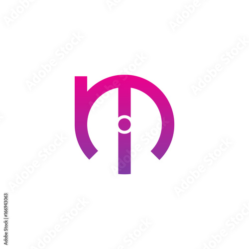 Initial letter mi, im, i inside m, linked line circle shape logo, purple pink gradient color Free Download Initial letter mi, im, i inside m, linked line circle shape logo, purple pink gradient color - GFXLoad