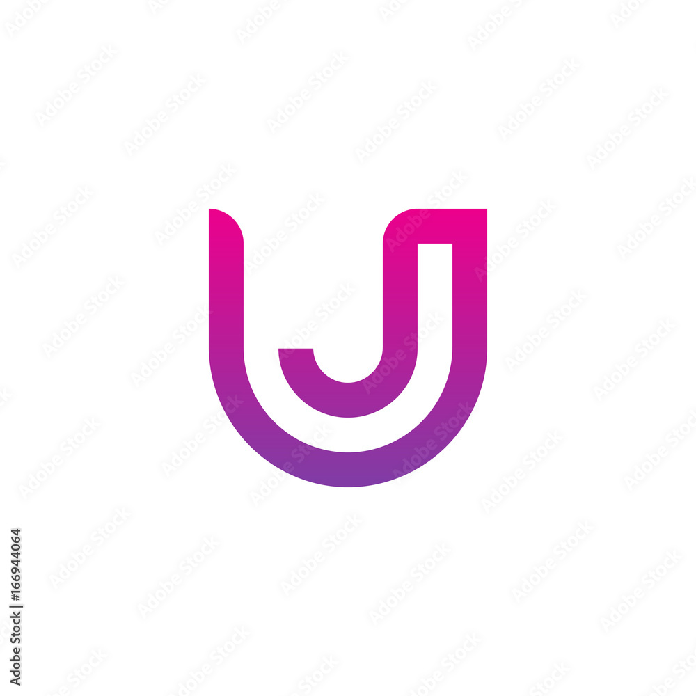 Initial letter uj, ju, j inside u, linked line circle shape logo, purple pink gradient color
Initial letter uj, ju, j inside u, linked line circle shape logo, purple pink gradient color