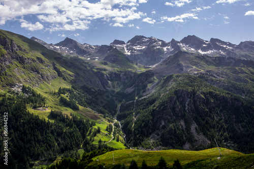Panorama monte Rosa Valle D Aosta