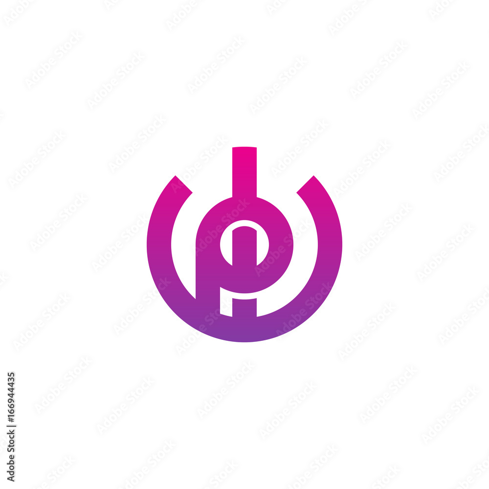 Initial letter wp, pw, p inside w, linked line circle shape logo, purple pink gradient color
Initial letter wp, pw, p inside w, linked line circle shape logo, purple pink gradient color
