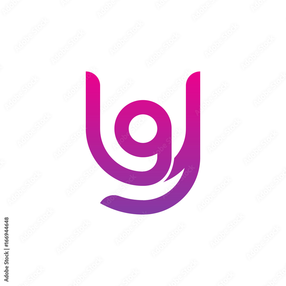 Initial letter yg, gy, g inside y, linked line circle shape logo, purple pink gradient color
Initial letter yg, gy, g inside y, linked line circle shape logo, purple pink gradient color