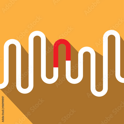 Voice equaliser. Sound effect. Voice memo. Flat icon