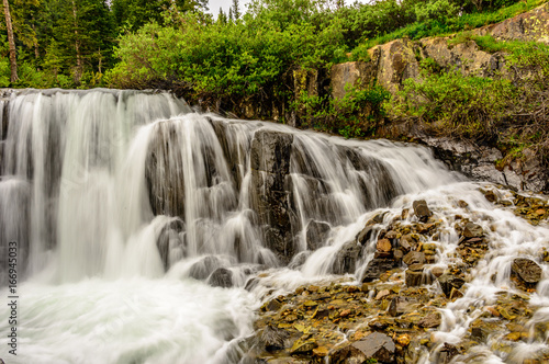 wide water fall 
