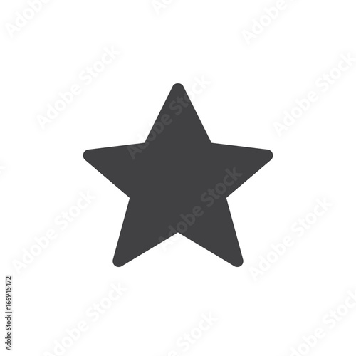 Star simple icon vector  filled flat sign  solid glyph isolated on white. Favorite symbol  logo illustration. Pixel perfect vector graphics