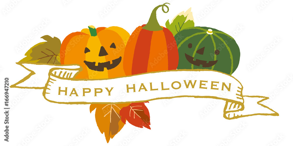 ハロウィンカボチャ カットイラスト Stock Vector Adobe Stock