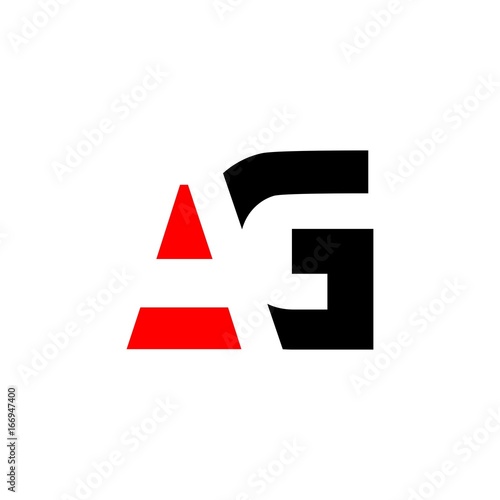 Free Download letter AG logo vector - GFXLoad