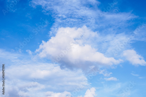 blue sky with clouds nature abstract background