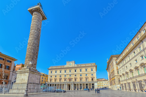 Palace of Justice (Corte Suprema di Cassazione) near Tiber river and Bridge (Ponte) Umberto I. Rome. Italy. © BRIAN_KINNEY