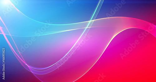 Abstract curved lines background. Template brochure design
