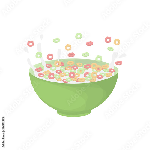 Breakfast cereal bowl.
