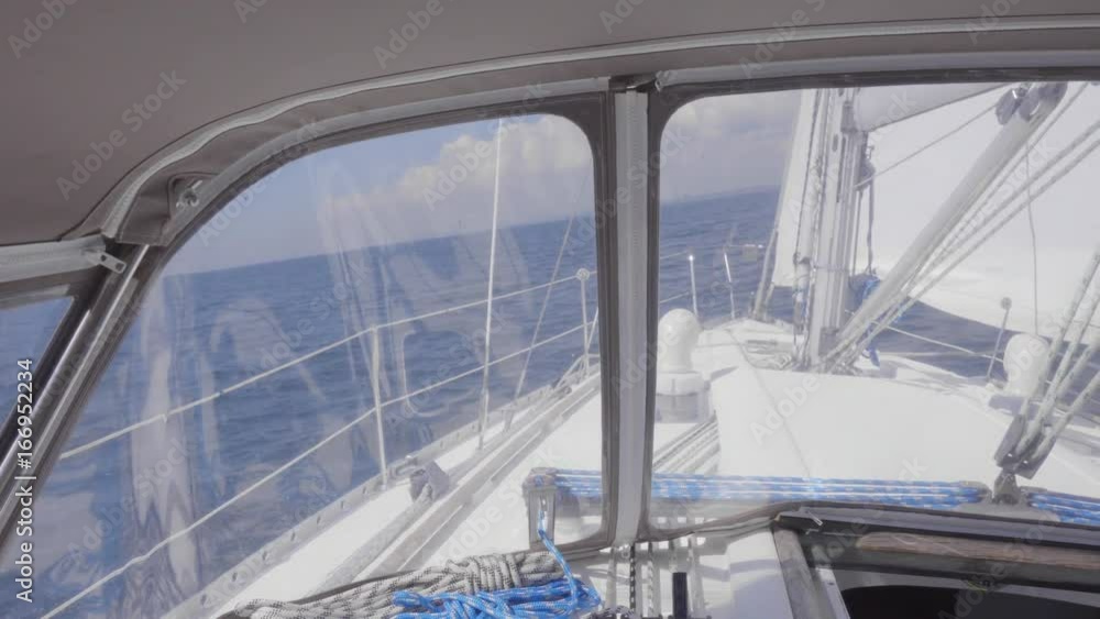 sailboat in summer on the lake ontario toronto sailboat in summer on the lake ontario toronto