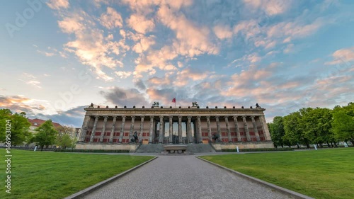 Wallpaper Mural Berlin city skyline sunset timelapse at Museum Island, Berlin, Germany, 4K Time lapse Torontodigital.ca