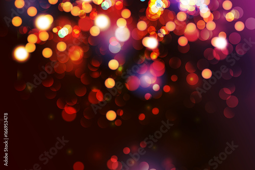 Christmas background with circular sparks