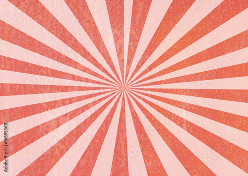 Canvas Print Red ray sunburst style abstract background