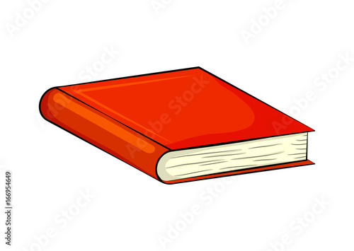 closed book cartoon vector symbol icon design. Beautiful illustration isolated on white background