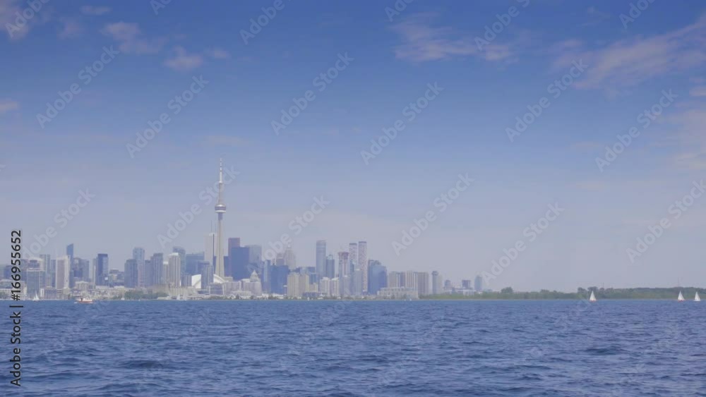 sailboat in summer on the lake ontario toronto sailboat in summer on the lake ontario toronto