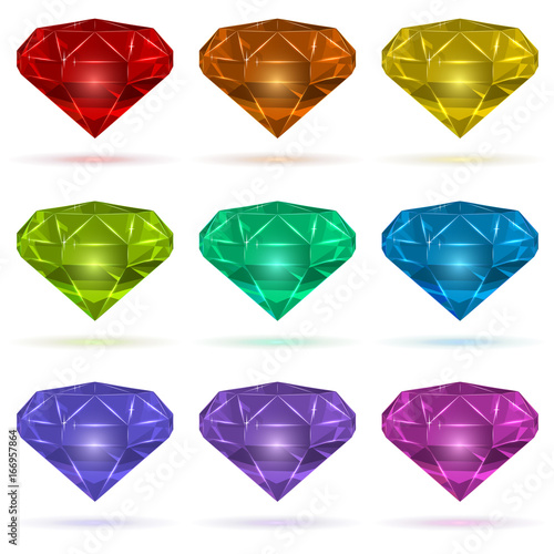 Color gems set