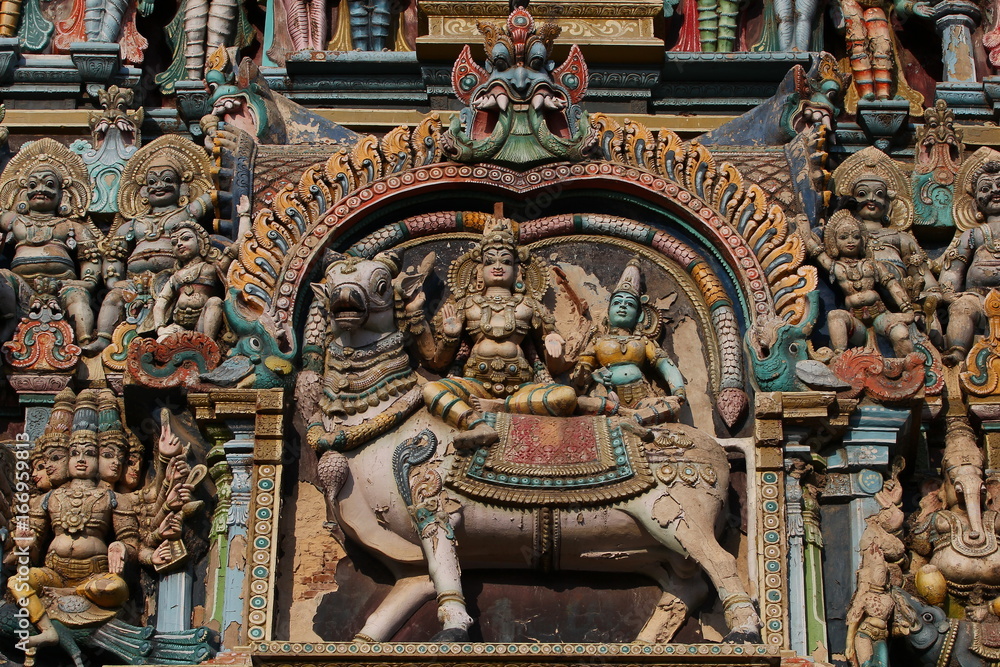 Sri Minakshi Sundareshwara Tempel, Madurai, Bundesstaat Tamil Nadu, Indien