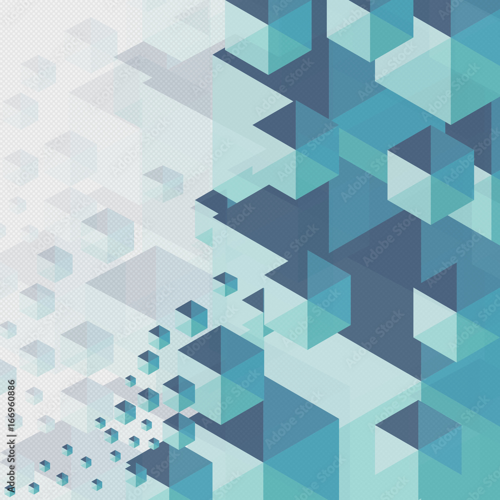 Abstract background blue hexagon on gray background Abstract background blue hexagon on gray background