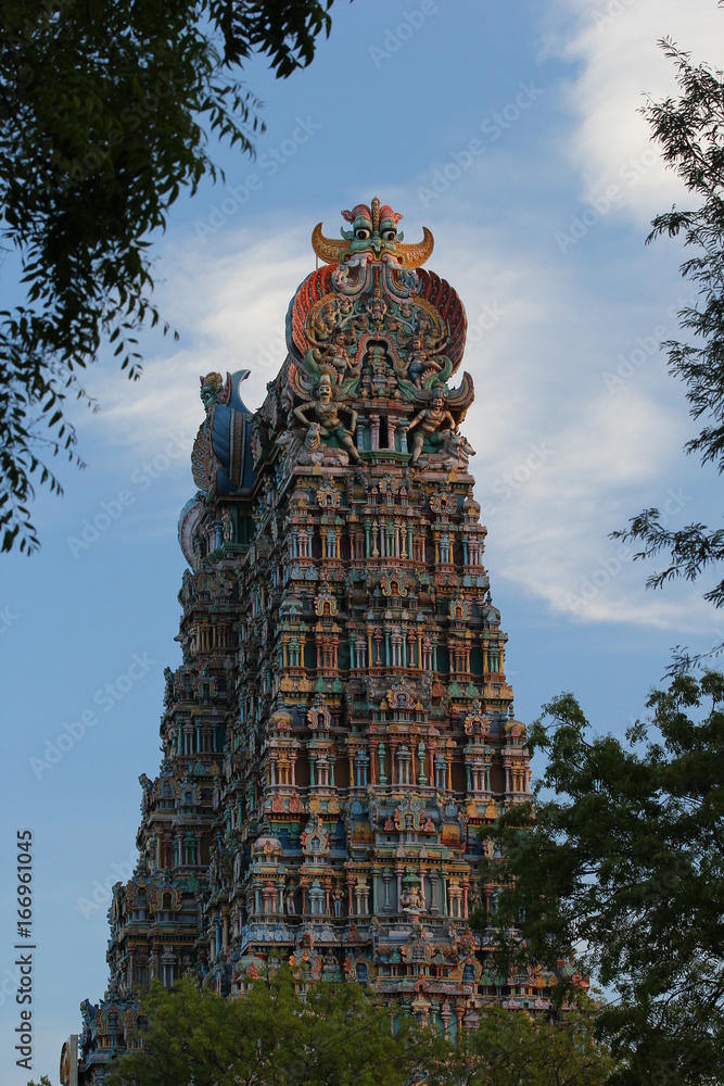 Sri Minakshi Sundareshwara Tempel in Madurai, Bundesstaat Tamil Nadu, Indien