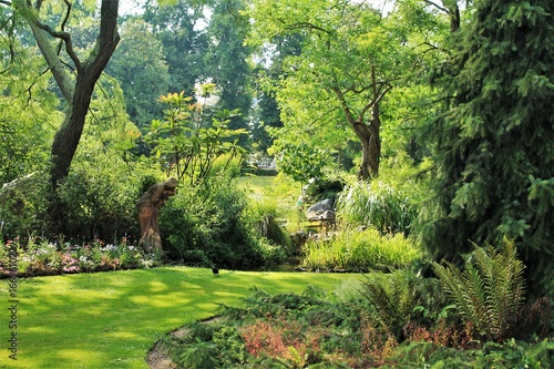 Obraz na plátně Jardin des Plantes (Botanical Garden) of Nantes, Loire Atlantique, Pays de la Lo