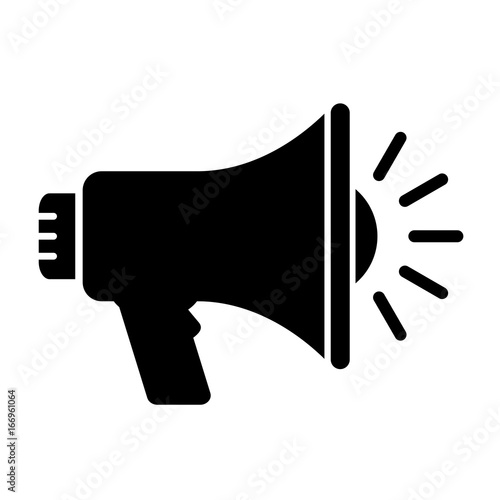 Megaphone vector icon