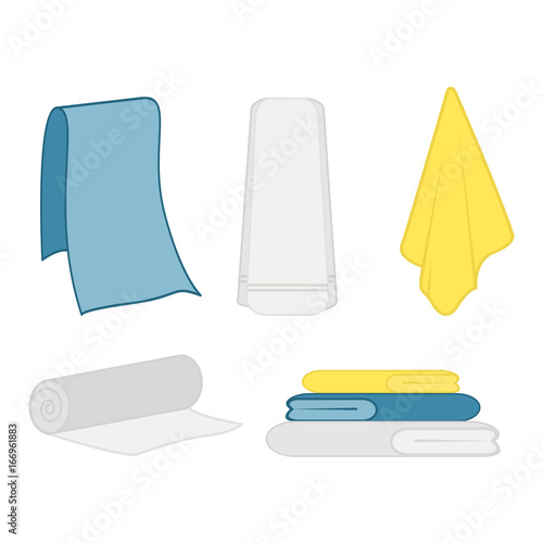 Set of clean towel