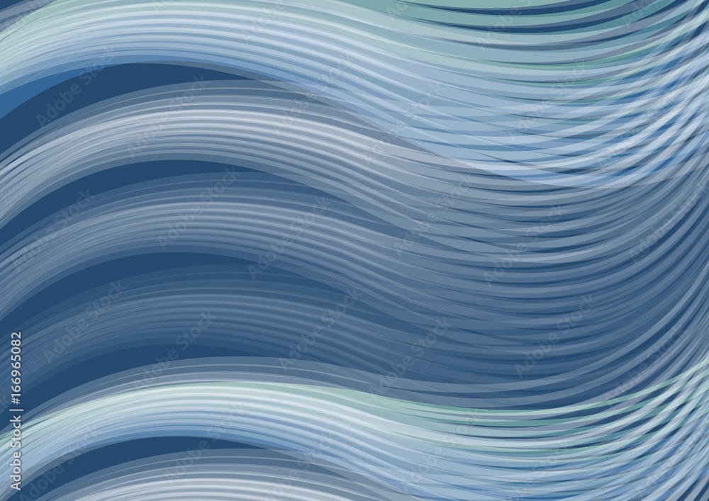 White waves of dark blue background, abstract vector image corresponding with sea theme White waves of dark blue background, abstract vector image corresponding with sea theme
