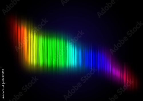 Abstract rainbow