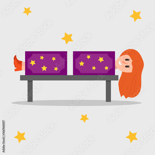 Magician prestidigitator illusionist character tricks juggler vector illustration magic conjurer show cartoon man