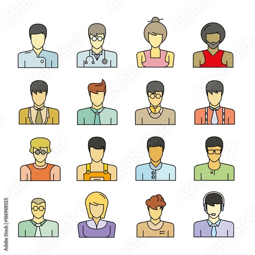 people avatar icons