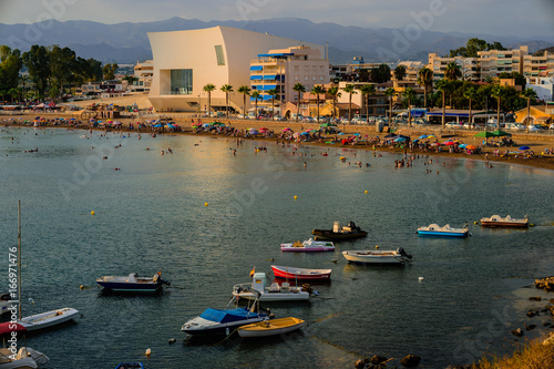 The beach