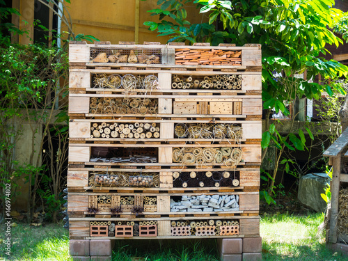 Bugs and butterfly hotel, man made