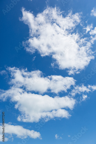 Light gentle cloud on a blue sky