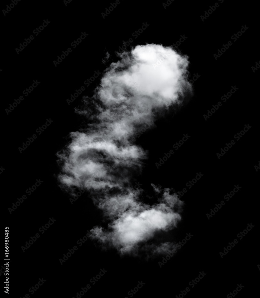 clouds on black background clouds on black background