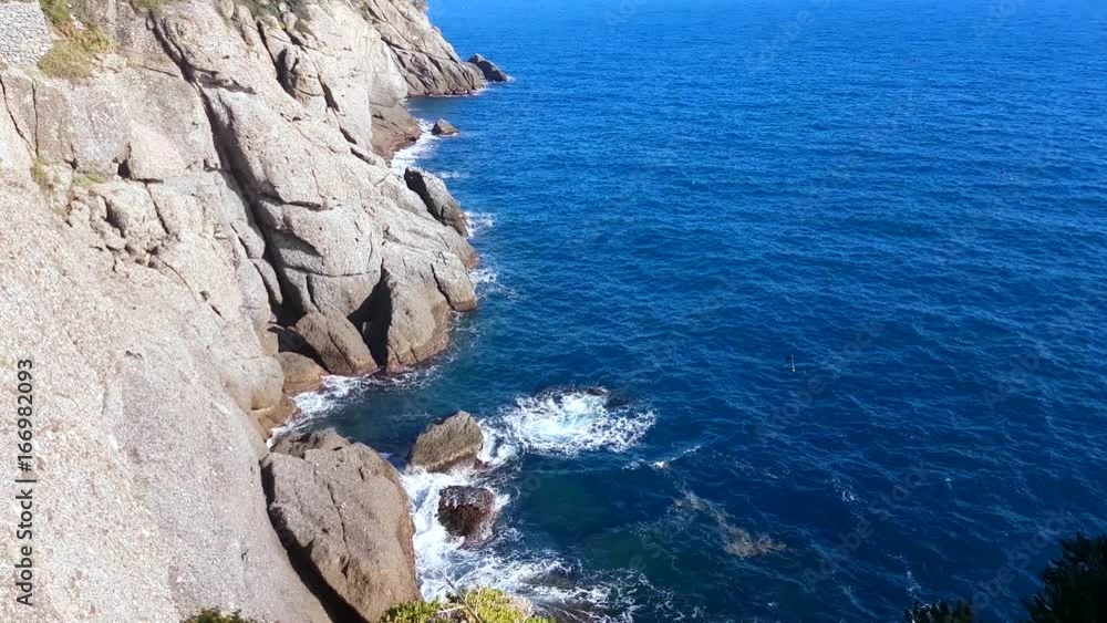 Cliff Rock Coast of Portofino, Liguria, Italy - 4K Video
Cliff Rock Coast of Portofino, Liguria, Italy - 4K Video