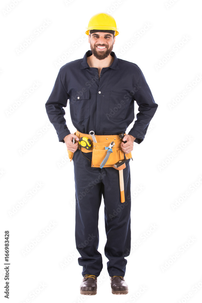 Smiling young worker Smiling young worker