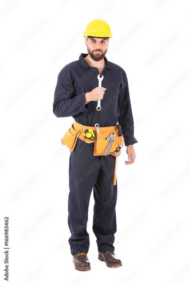 Smiling young worker Smiling young worker