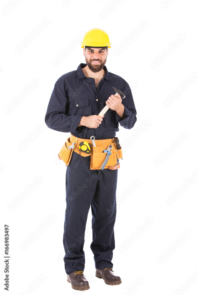 Smiling young worker Smiling young worker