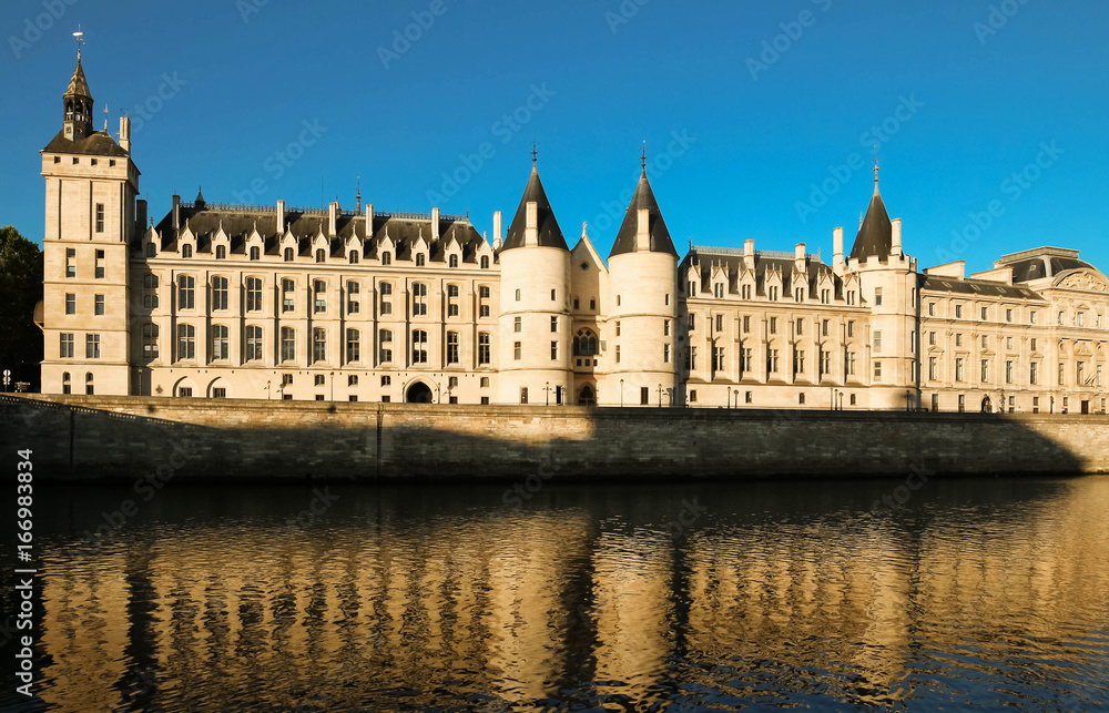 The Conciergerie castle , Paris, France.