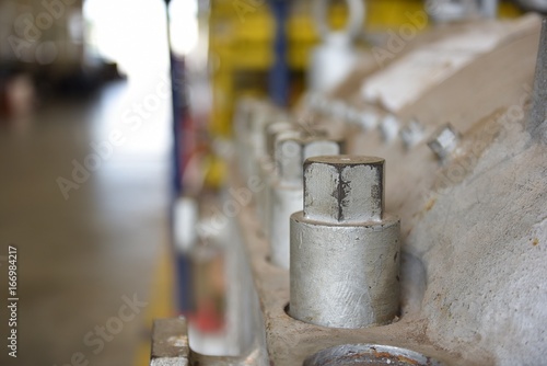 Machinery in workshop, petrochemical plant