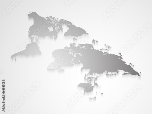 abstract detailed world map