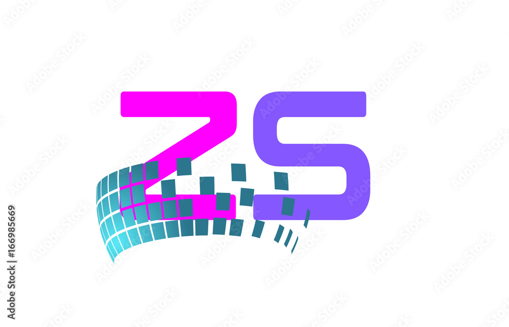 ZS Initial Logo for your startup venture ZS Initial Logo for your startup venture