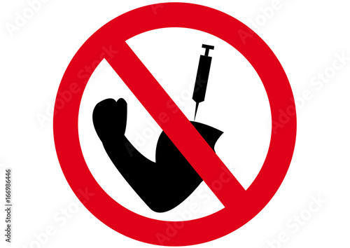 Schild Doping verboten